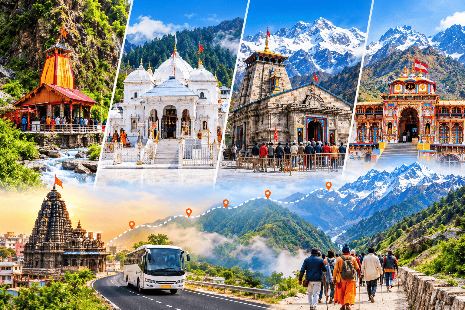 How to Travel from Solapur to Char Dham Yatra—Complete Guide